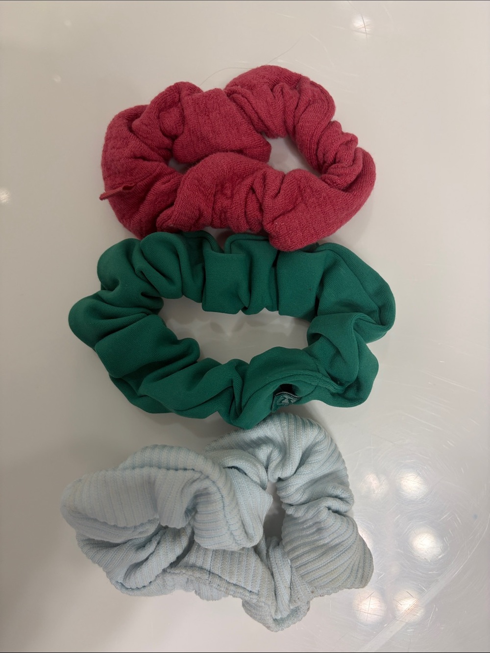 🩵💚🩷 LULULEMON SCRUNCHIE BUNDLE — 3 PACK 🩷💚🩵